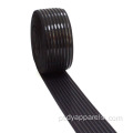 5cm Antislip silicone elástico de tecido preto negra elástico